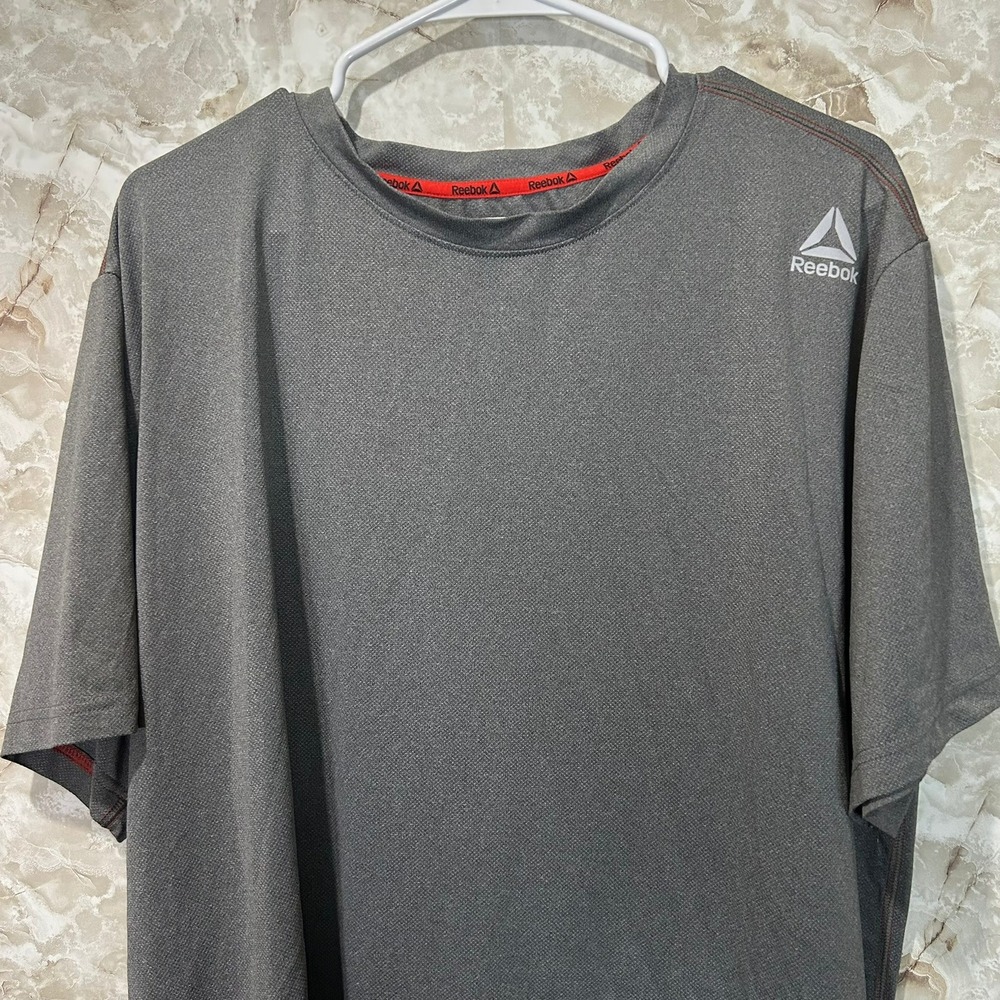 Reebok Active T-Shirt Speedwick Training Gym Athletic‎ Gray XL